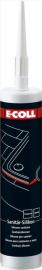 E-COLL Sanitär-Silikon P-olysiloxan essigvernetze-nd transparent 310ml Kar-tusche Produktbild