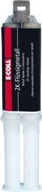 E-COLL 2K Flüssig-Metall Klebstoff silikonfrei universell 25ml Doppelkammerspritze Produktbild