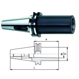 Einsatzhülsen für MK mit Lappen SK40 G36040 4x95 Produktbild