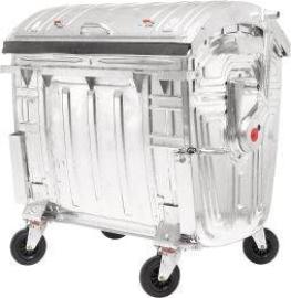 Müllcontainer verz. 1,1 cbm m.Kindersich Produktbild