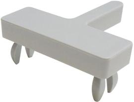 Abdeckkappe für T-Profile Kunststoff Produktbild