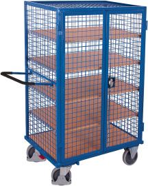 Etagenwagen mit Drahtgitter-Wänden, Doppelflügeltür Produktbild