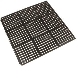 COBA Ergonomische Bodenfliese Fatigue-Step B0,90xL0,90m schwarz Produktbild