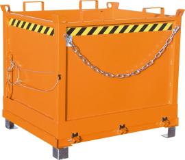 Klappbodenbehälter 1000l B1245xT1040xH1145 mm RAL2000 Tragkraft 1250kg Typ FB 1000 Produktbild