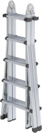 MUNK Teleskopleiter Alu 4x5 Sprossen GÜNZBURGER STEIGTECHNIK Produktbild