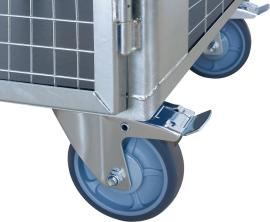 TTS Anbausatz Radsatz inkl. Bodenplatte für Gasflaschen-Lagerbox Produktbild