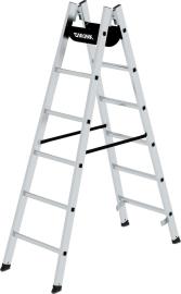 Alu-Stehleiter 2x6 Sprossen Leiterlänge 1,83 m Arbeitshöhe bis 3,30 m Produktbild