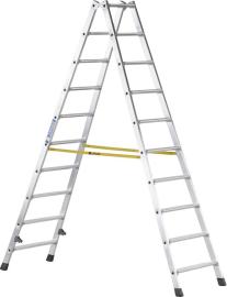 Stehleiter Nova B 2x10 Stufen Leiterlänge 2,30 m Arbeitshöhe 3,65 m ZARGES Produktbild