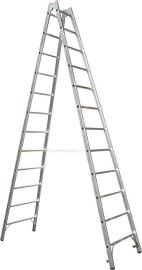 Stehleiter Coni B 2x12 Sprossen Leiterlänge 3,46 m Arbeitshöhe 4,60 m ZARGES Produktbild