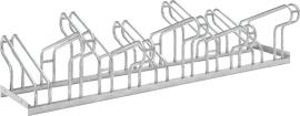 Fahrrad-Bügelparker zweiseitig, verzinkt L 1750 mm, 10 Plätze Produktbild