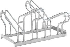 Fahrradparker Hoch/Tief zweiseitig, verzinkt L 700 mm, 4 Plätze Produktbild