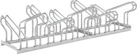 Fahrradparker Hoch/Tief zweiseitig, verzinkt L 1750 mm, 10 Plätze Produktbild