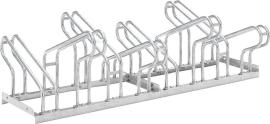 Fahrradparker Hoch/Tief zweiseitig, verzinkt L 1400 mm, 8 Plätze Produktbild