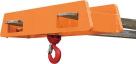 Lasthaken Stapler- Aufsatz über zwei Gabelzinken RAL 2004, 5000 kg Produktbild