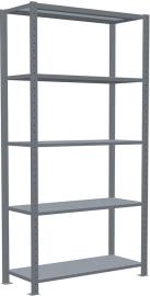 Steckregal B1000xT400xH2000 mm Grundfeld 5 Böden vzk Fachlast 150kg Produktbild