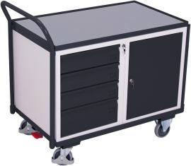 VARIOFIT Werkstattwagen 250kg mit 1 Ladefläche Produktbild