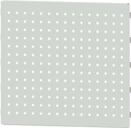 Lochblechwand B612xH566mm RAL 7035 für Vertikalauszug Produktbild