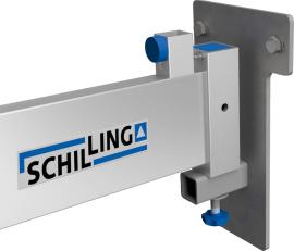 SCHILLING Wandkonsole für Alu-Portalkran Alu-Einzel-Träger klappbar hoch Produktbild