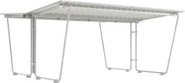WSM Überdachung Siegen Grundfeld RAL9002 zweiseitig B4300xT4660xH2240mm Produktbild