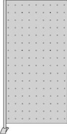 KERKMANN Stellwand Metropol B800xH1750mm Lochblech Produktbild