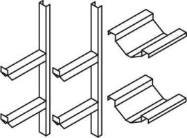 SÄBU Fassregal für 2x50/60l Fässer Produktbild