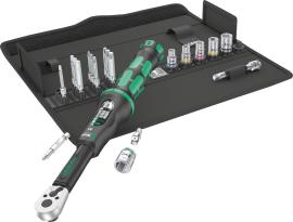 WERA Drehmomentschlüssel- Garnitur Click-Torque 1/ 4" 2,5-25Nm 18-teilig Produktbild