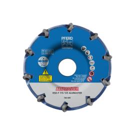 PFERD TOOLS Hochleistungsfrässcheibe ALUMASTER F Ø 115 mm für Winkelschleifer Alu Bearbeitung HICOAT Produktbild