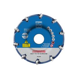PFERD TOOLS Hochleistungsfrässcheibe ALUMASTER F Ø 115 mm für Winkelschleifer Alu Bearbeitung Produktbild
