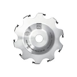 PFERD TOOLS Hochleistungsfrässcheibe ALUMASTER HSD-R Ø 150mm RS für den Robotereinsatz Alu Bearbeitung HICOAT beschichtet Produktbild