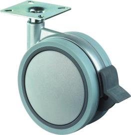 Kst.Doppelrolle 75mm F32948x48mm Platte m.Festst. F329.075 BS ROLLEN Produktbild