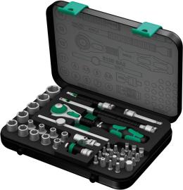 WERA Steckschlüssel- Sortiment Zyklop Speed 8100 SA 2 1/4" im Blechkasten 42-teilig Produktbild