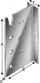 Balkenträger BTN, Edelstahl Produktbild