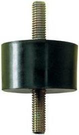 Gummi-Metall-Puffer, Ausführung A, 2 Gewindebolzen Produktbild