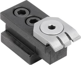 Kipp FLACHSPANNER FÜR T-NUT, BN=10, L=46, B=18, H=10,5, STAHL, KOMP:FEDERSTAHL Produktbild