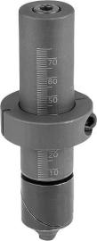 Kipp SPANNBOLZEN FORM:A OHNE KLEMMHEBEL, D=28, H=129, STAHL BRÜNIERT Produktbild