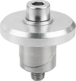 Kipp SPANNBOLZEN MIT SCHEIBE, D=20, H=48, EDELSTAHL BLANK Produktbild