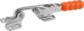 Kipp HAKENSPANNER HORIZONTAL, MIT GEGENHALTER, EDELSTAHL BLANK, KOMP:KUNSTSTOFF OR... Produktbild