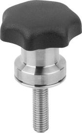 Sterngriffe Kunststoff, Form L, mit Spannkraftv... Produktbild