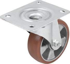 Stahlblech-Lenk- und Bockrollen schwere Ausfüh... Produktbild