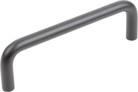 Kipp BÜGELGRIFF RUND A=120, L=130, H=40, ALUMINIUM SCHWARZ MATT UND ELOXIERT, D=M05 Produktbild
