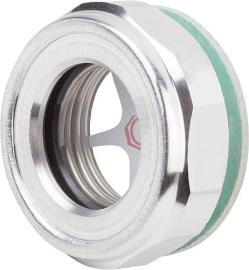 Ölschaugläser Aluminium mit Naturglasscheibe Produktbild