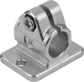 Kipp ROHRVERBINDER MIT FLANSCH M=50 G=37 L=40,5, FORM:A EDELSTAHL, FÜR RUNDROHRE, ... Produktbild