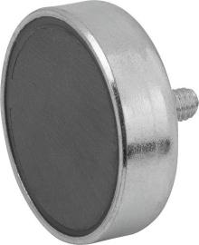 Kipp MAGNET FLACHGREIFER M04X8, D=32 ±0,20, H1=15, FORM:A, HARTFERRIT, RUND, KOMP:... Produktbild