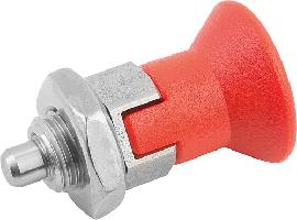 ARRETIERBOLZEN GR.2 D1=M12X1,5, D=6, FORM:D MIT RASTNUT MIT KONTERMUTTER, KUR... Produktbild