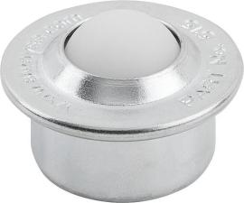 Kugelrollen mit Stahlblechgehäuse und Kunststof... Produktbild