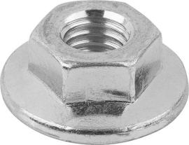 SECHSKANTMUTTER MIT FLANSCH D=M08 STAHL, VERZINKT Produktbild