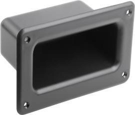 SCHALENGRIFF, ANSCHRAUBBAR, A1=112, L1=131, H=79, THERMOPLAST SCHWARZ Produktbild