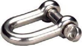 Schäkel, gerade, Edelstahl 1.4401 Produktbild