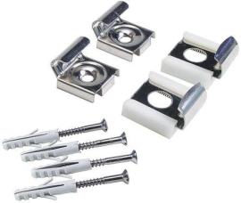 Spiegelklammern-Satz chrom Produktbild