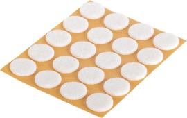 Filzgleiter PREMIUM fix-o-moll®, rund, weiß Produktbild